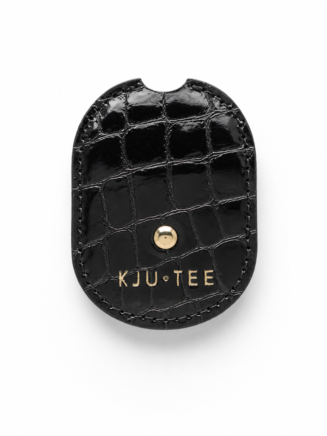 Black and gold croco